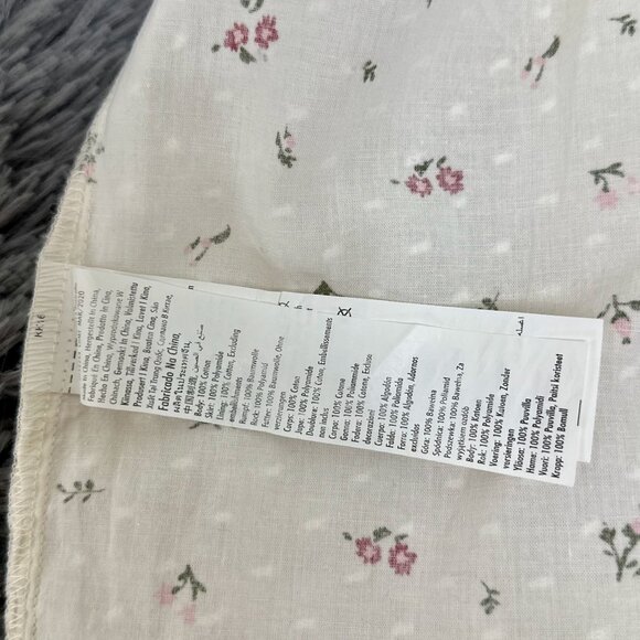 Cotton On Kids Girls Floral Tulle Dress – Cream/White - Picture 8 of 8